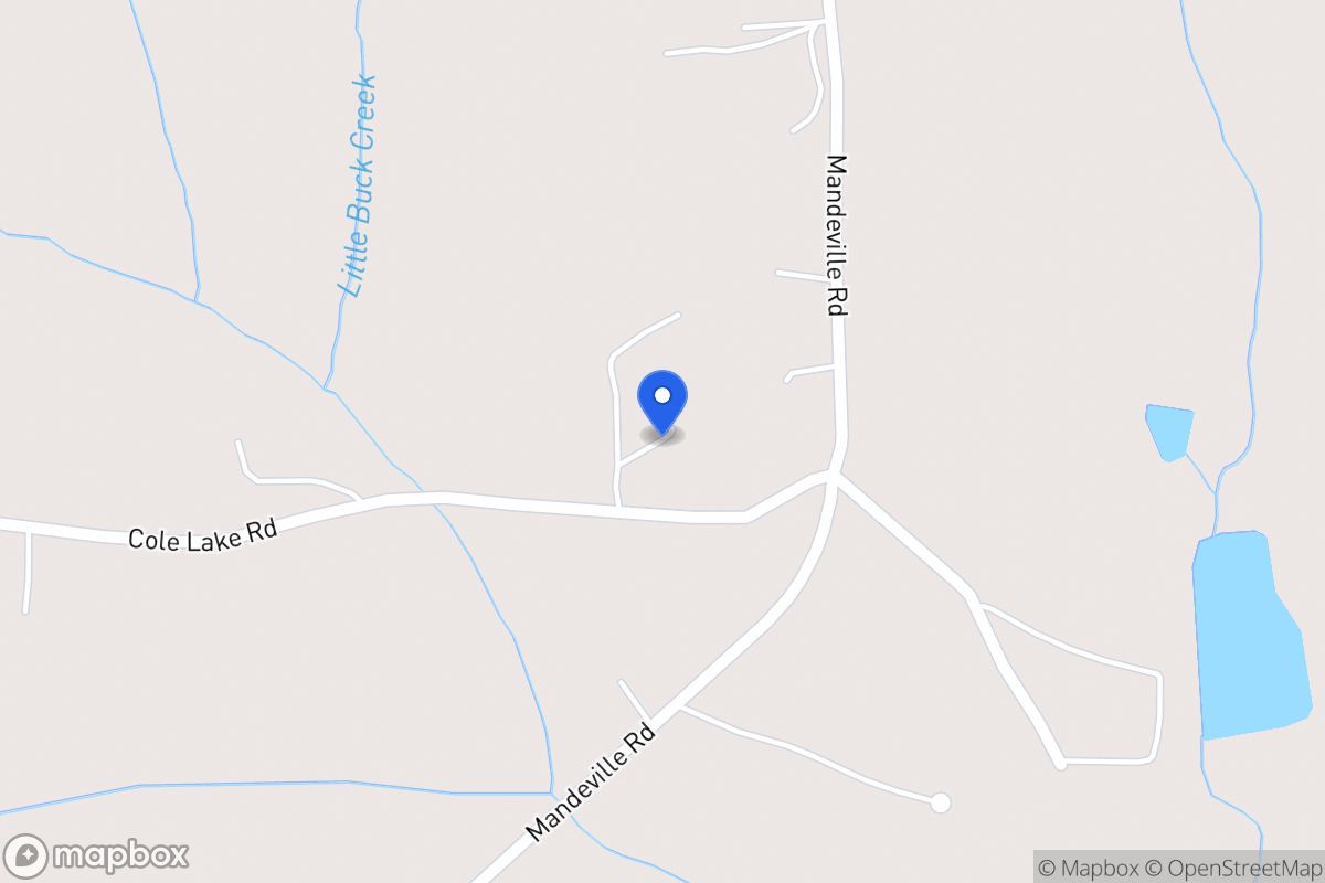 Map of 420 Coles Lake Rd