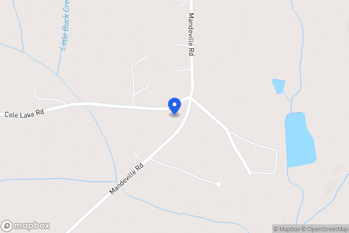 Map of 564 Mandeville Rd