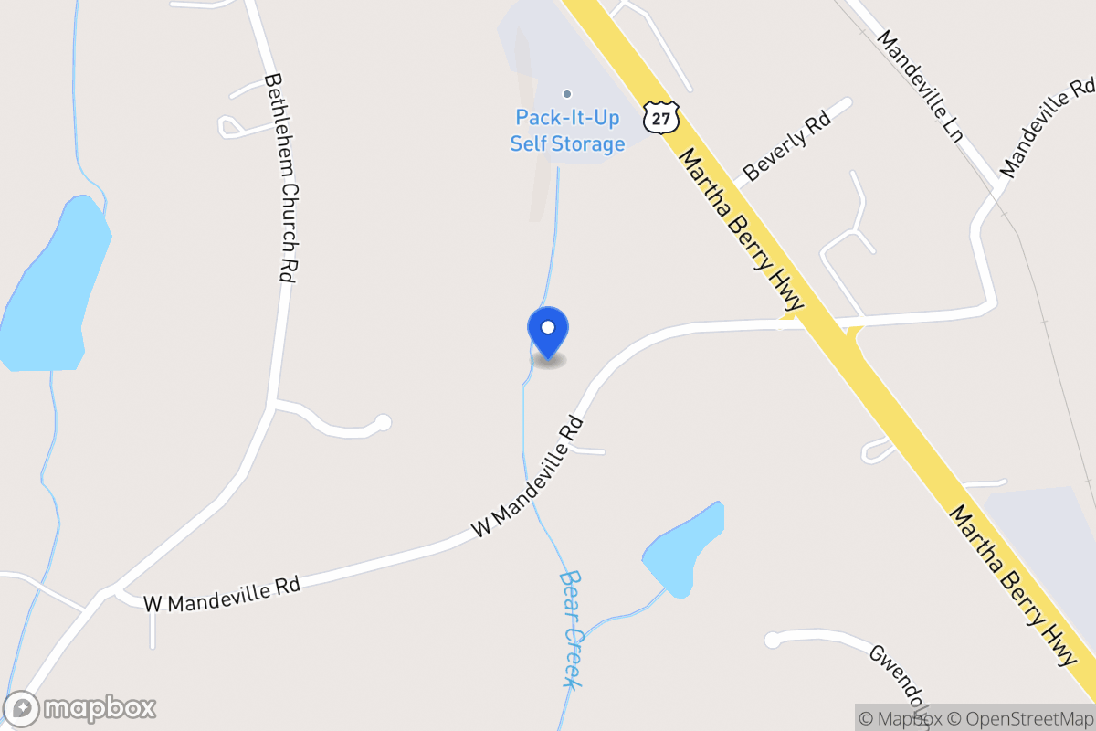 Map of 71 W Mandeville Rd
