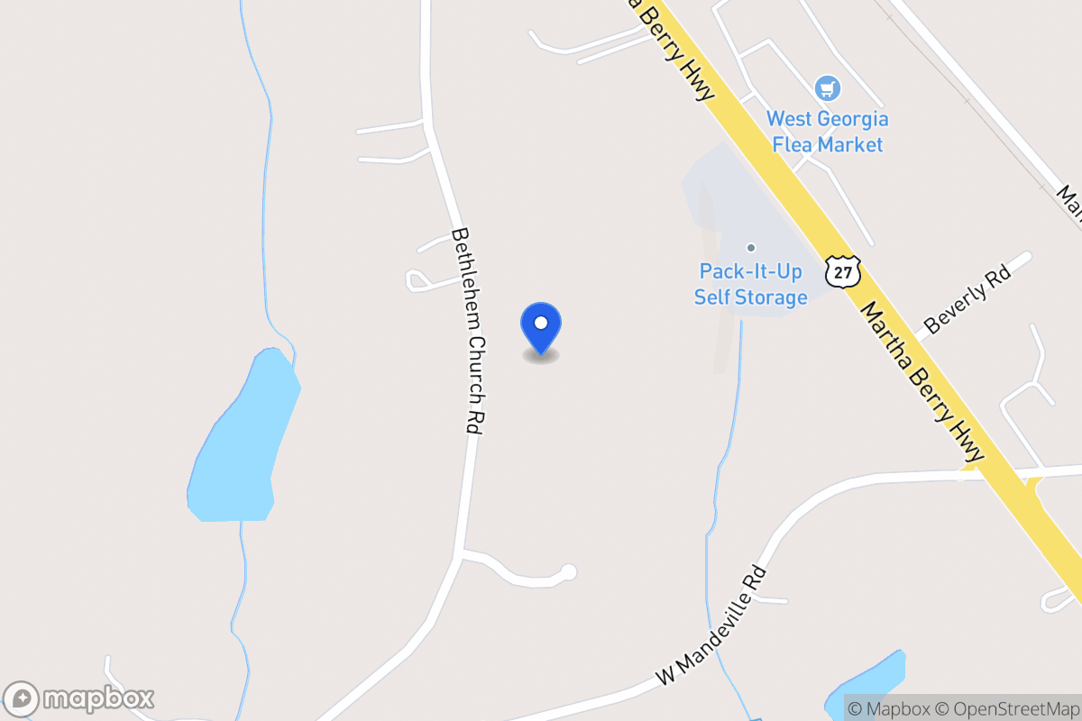 Map of 218 Bethlehem Church Rd