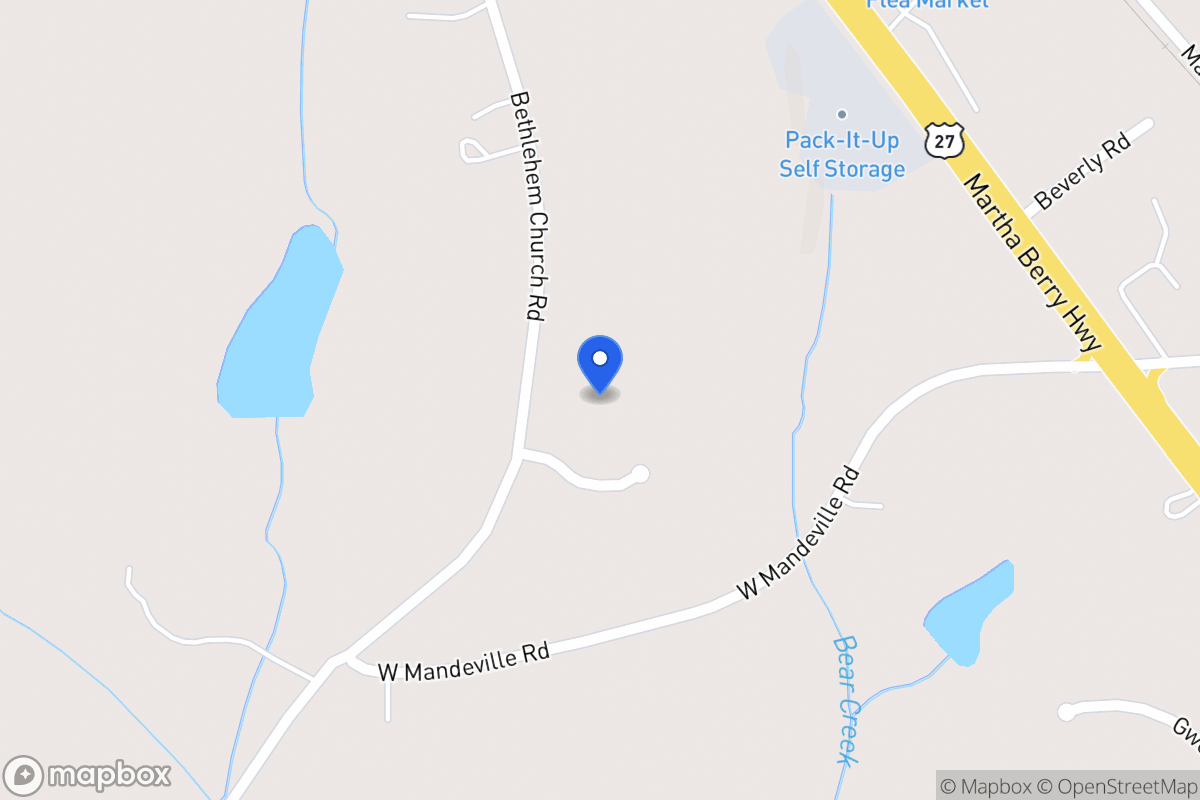 Map of 278 Bethlehem Church Rd