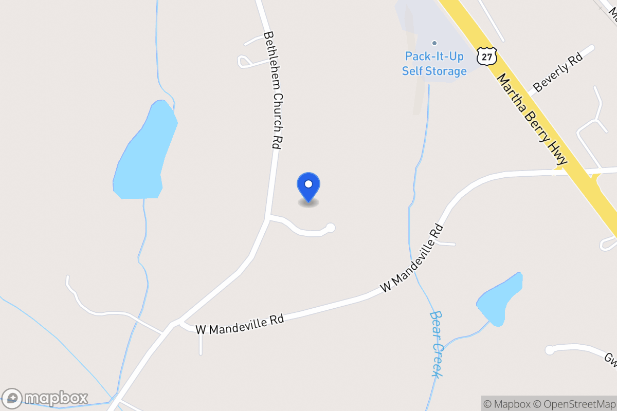 Map of 290 Bethlehem Church Rd