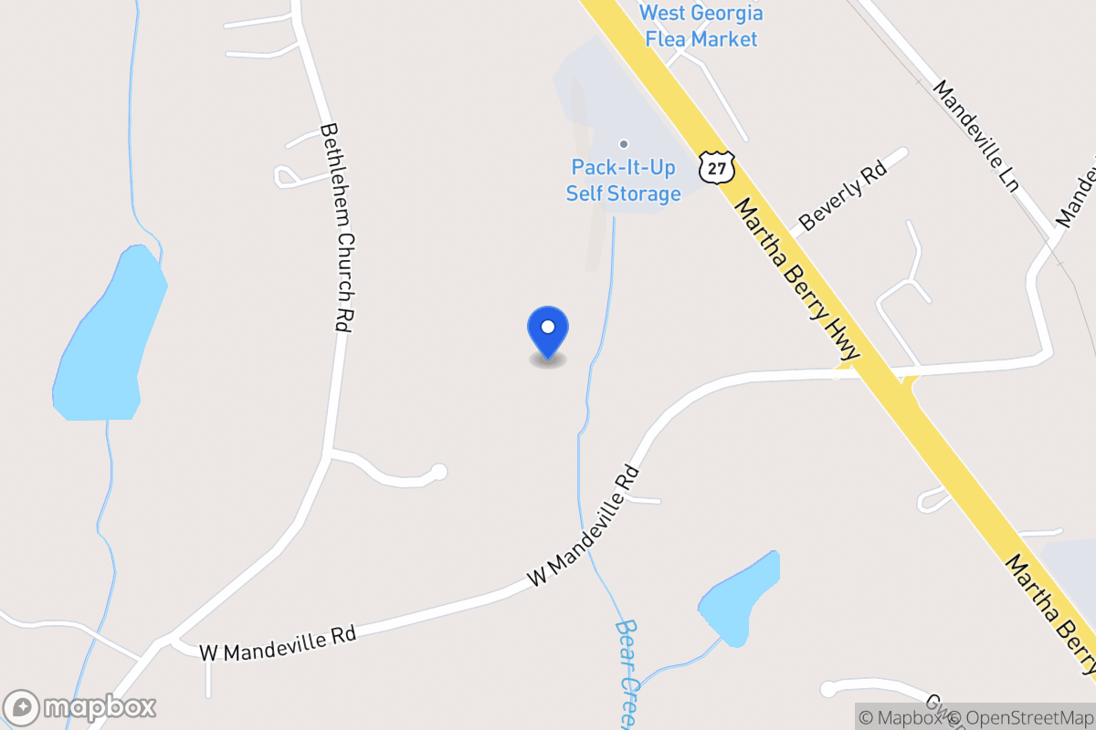Map of W Mandeville Rd