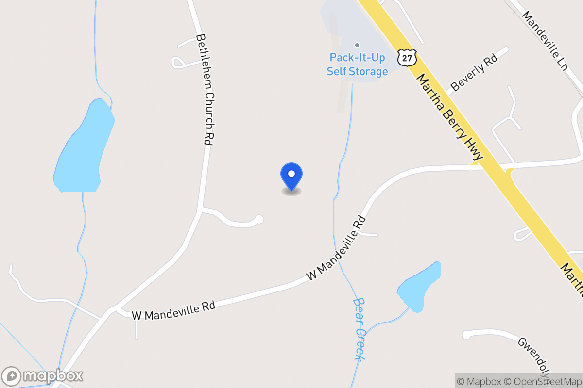 Map of 100 Bethlehem Church Rd