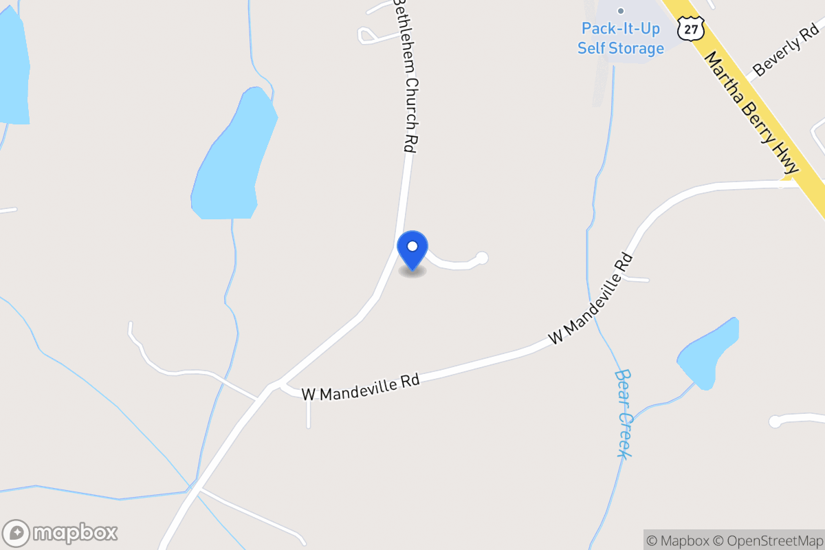 Map of 100 102 Carroll Creek Ln