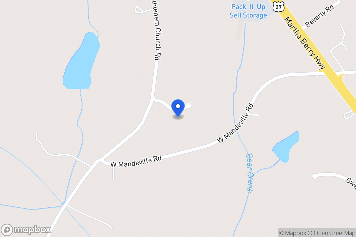 Map of 108 110 Carroll Creek Ln