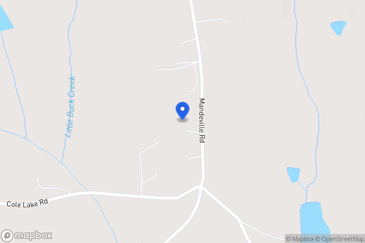 Map of 640 Mandeville Rd