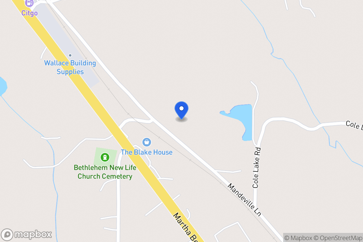 Map of 555 Mandeville Ln