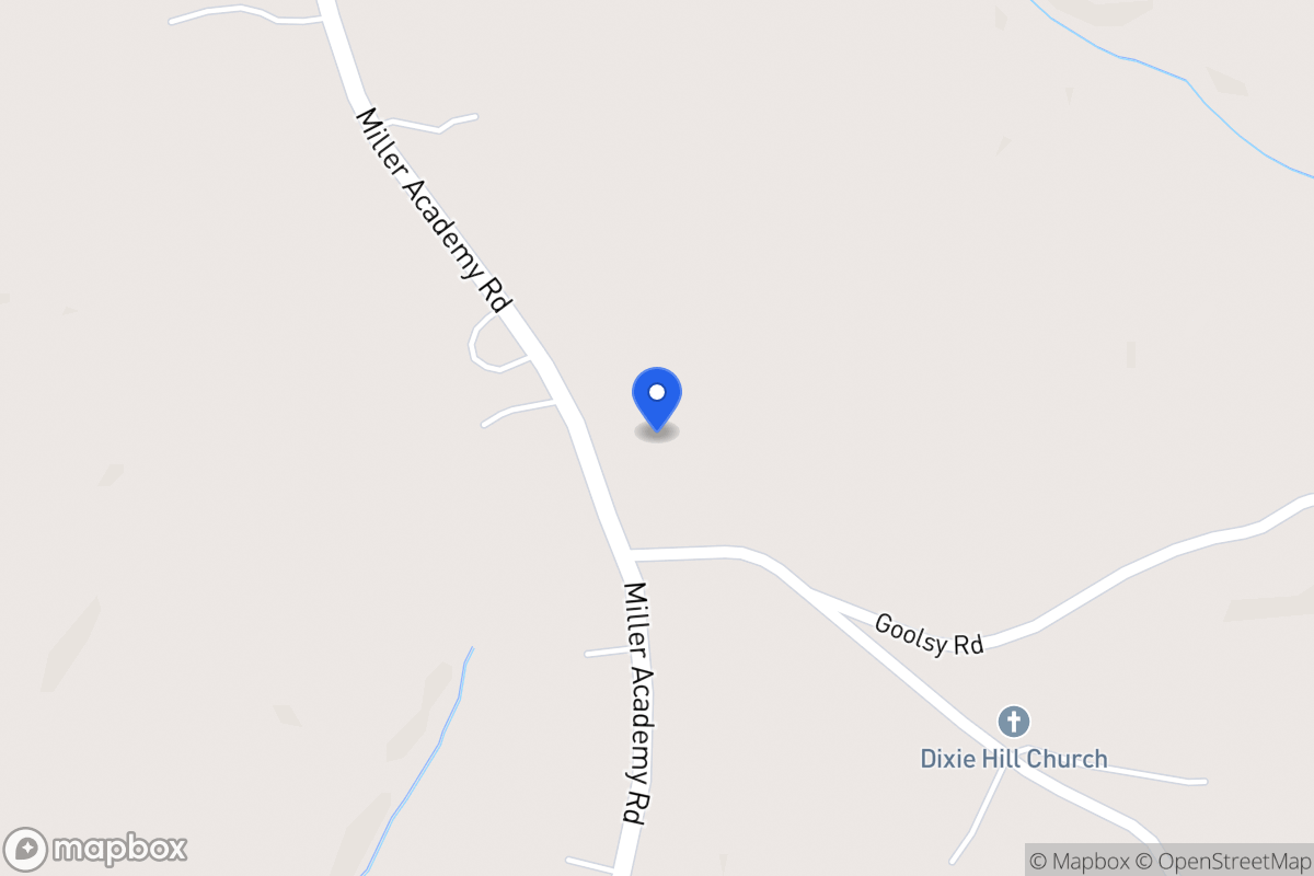 Map of 1405 Miller Academy Rd