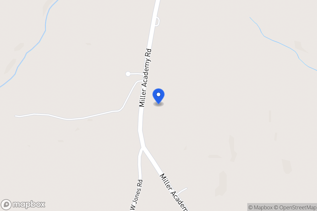 Map of 1121 Miller Academy Rd