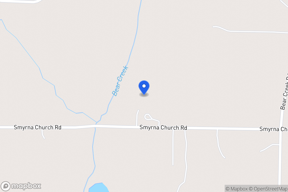 Map of 747 Smyrna Church Rd