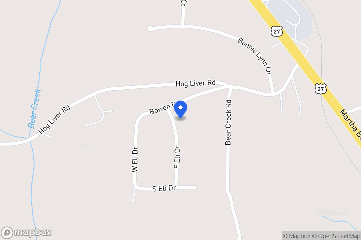 Map of 18 E Eli Dr