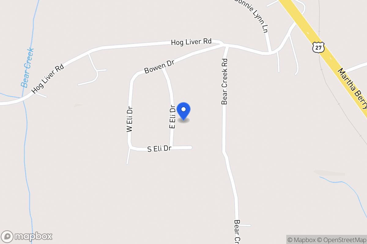 Map of 60 E Eli Dr