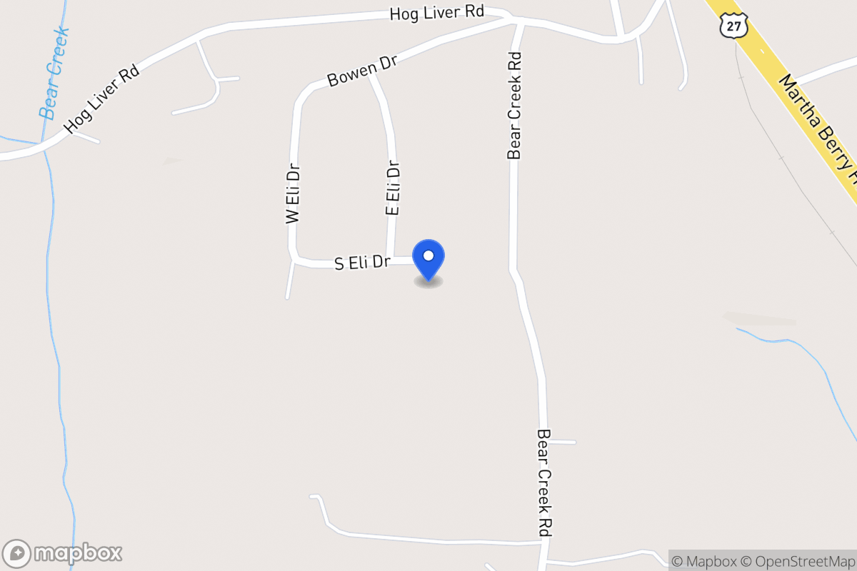 Map of 75 S Eli Dr
