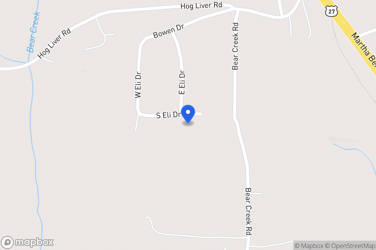 Map of 55 S Eli Dr