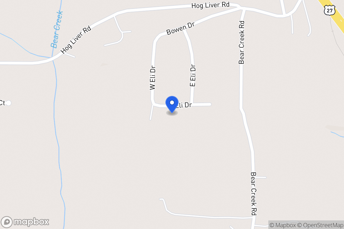 Map of 32 S Eli Dr