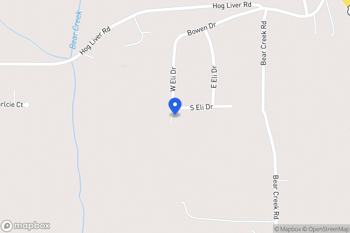 Map of S Eli Dr
