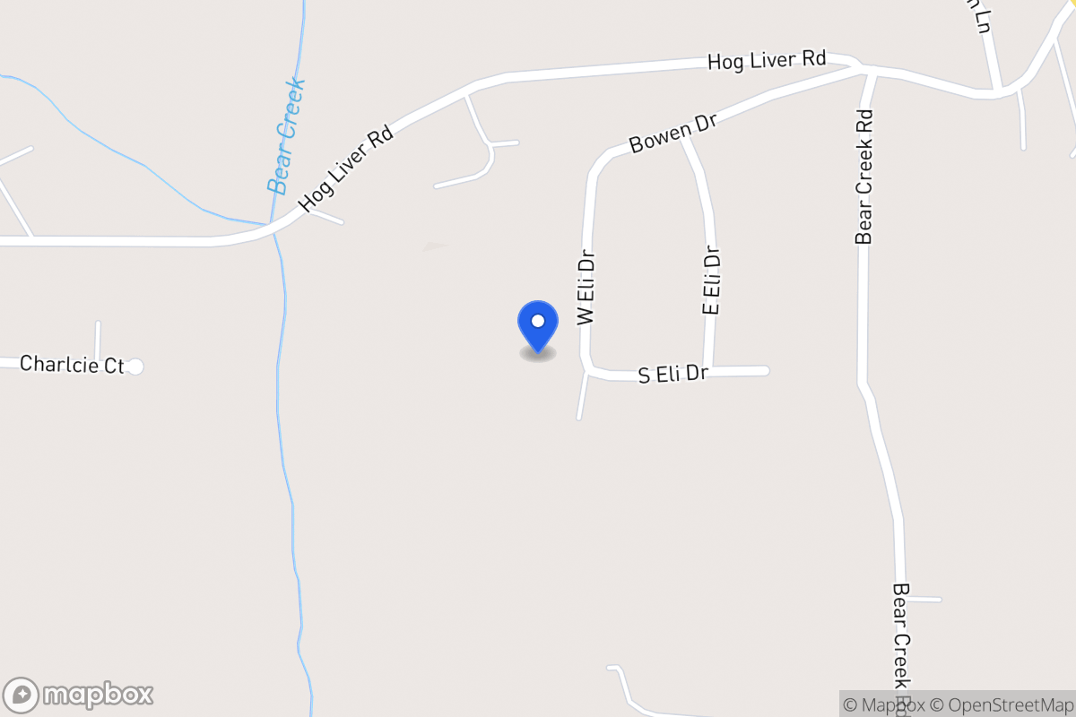 Map of 63 W Eli Dr