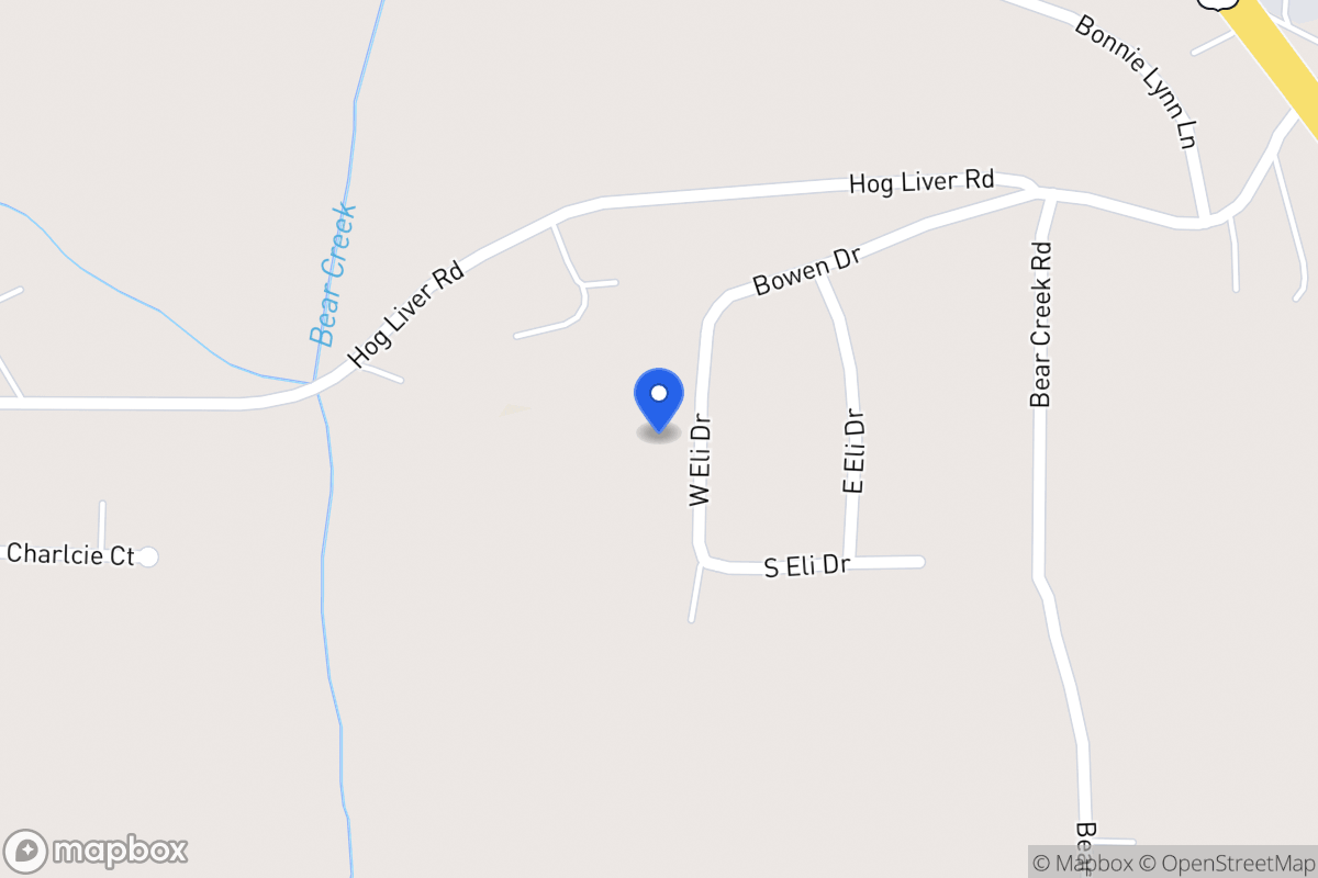 Map of 35 W Eli Dr
