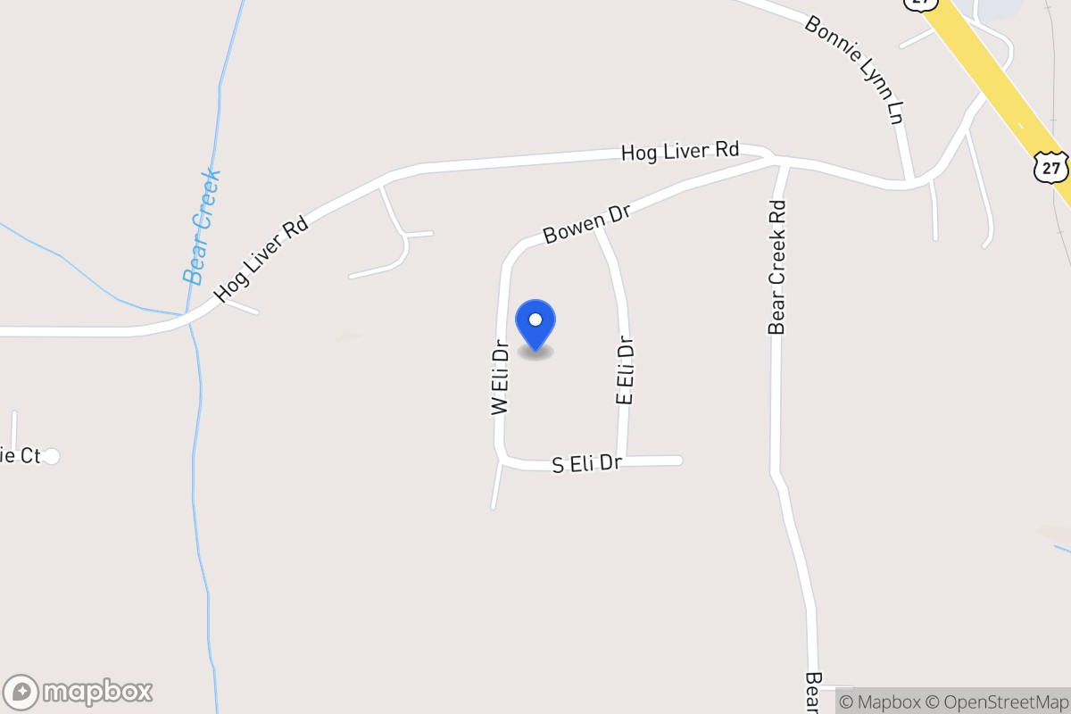 Map of 32 W Eli Dr