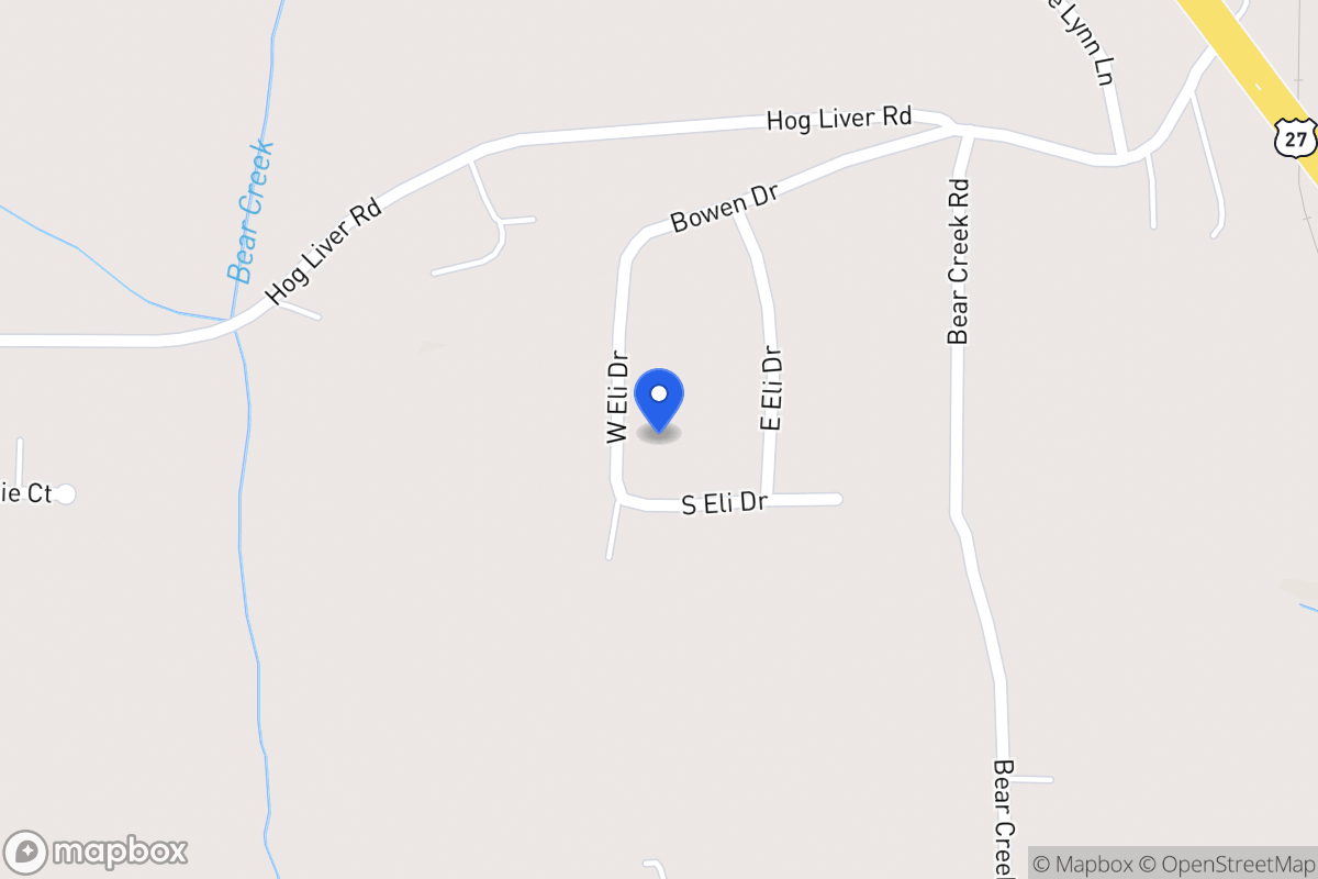 Map of 56 W Eli Dr