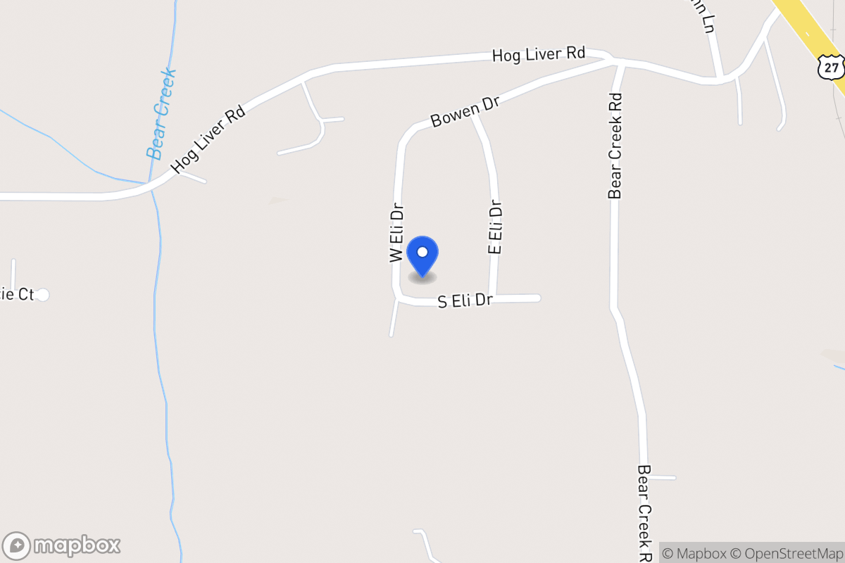 Map of 20 S Eli Dr