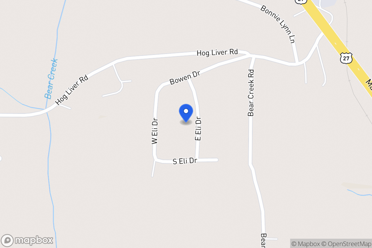Map of 49 E Eli Dr