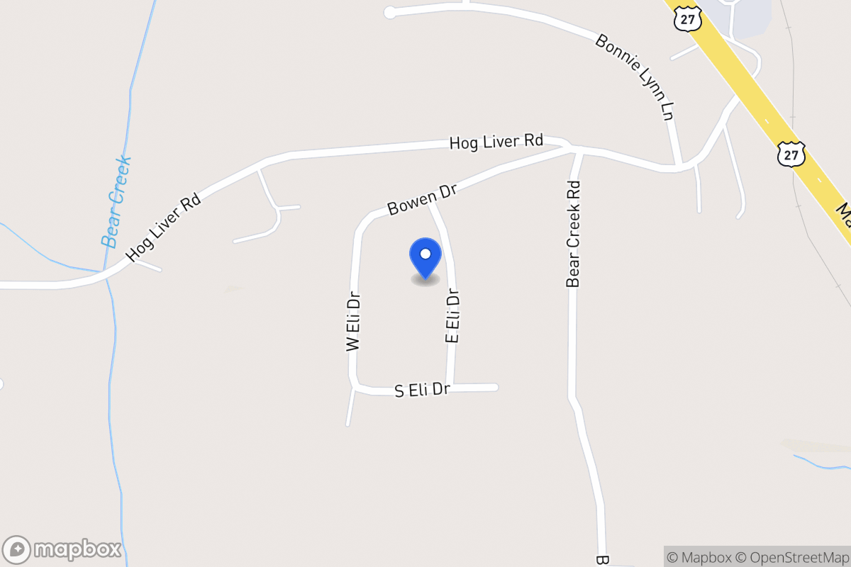 Map of 41 E Eli Dr