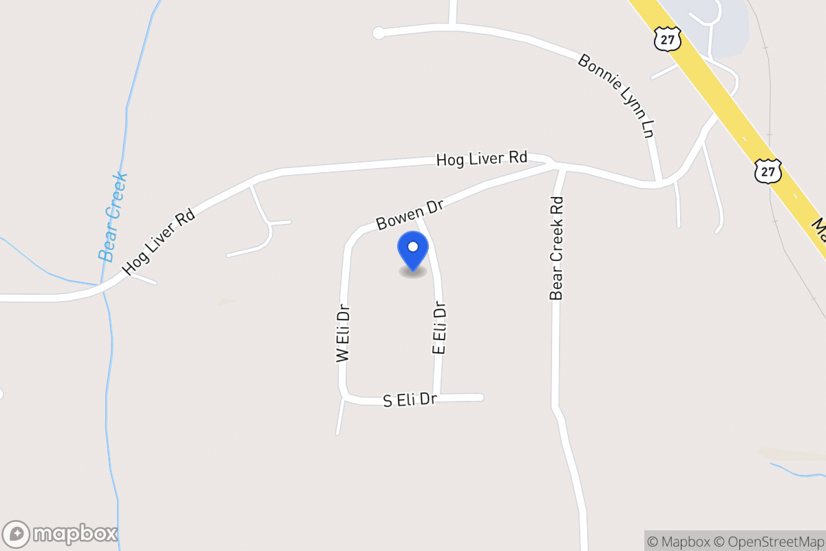 Map of 31 E Eli Dr