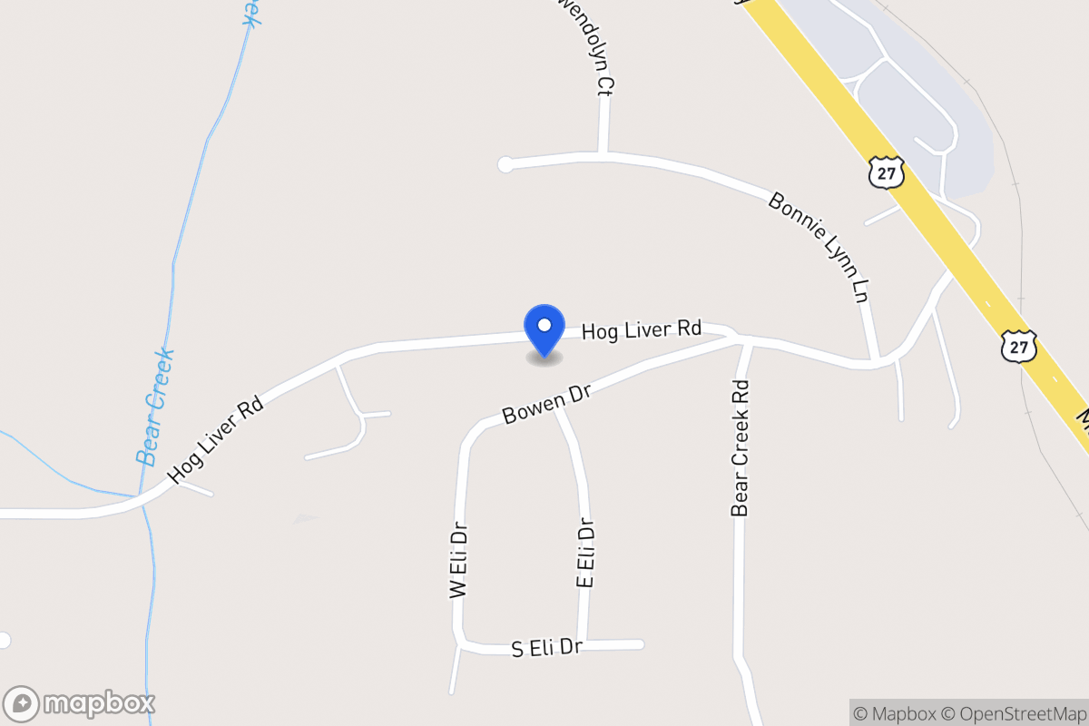 Map of 61 Bowen Dr