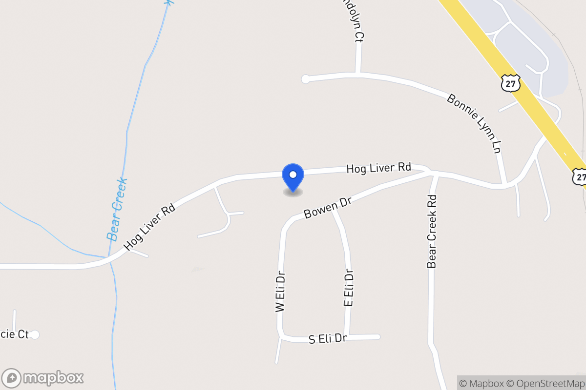 Map of 91 Bowen Dr