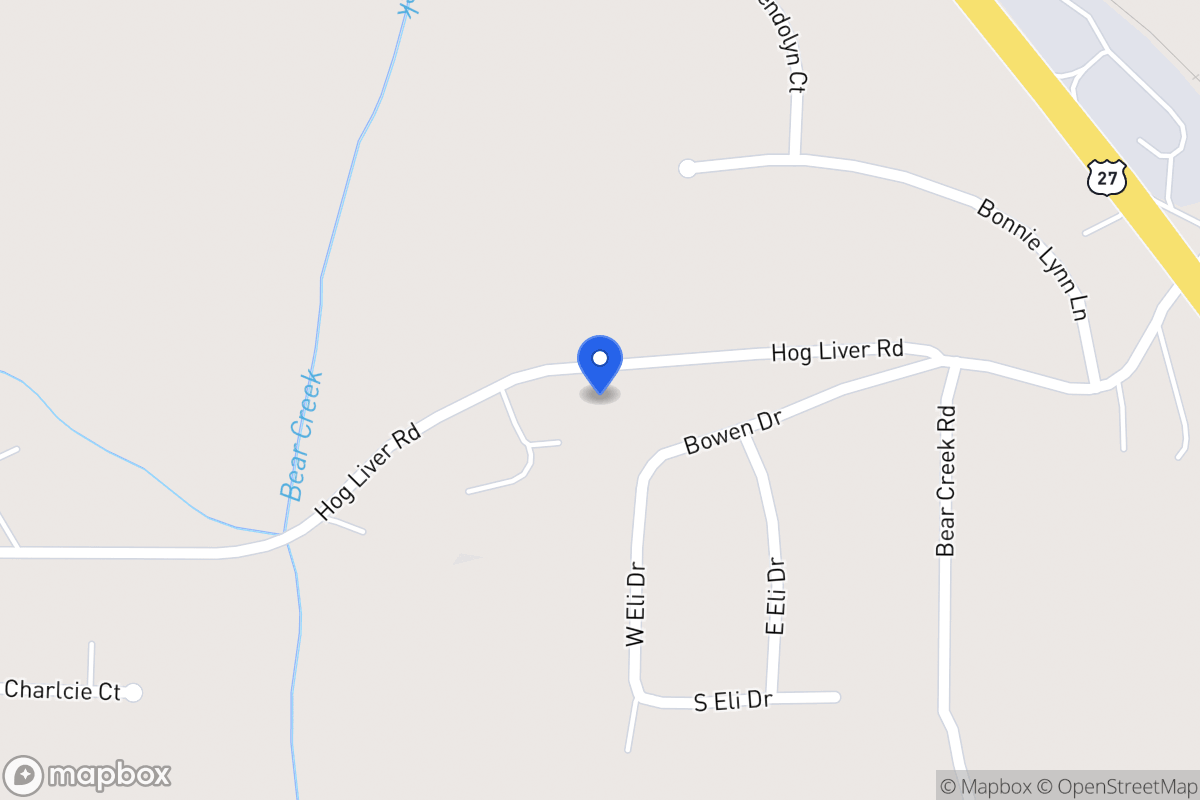Map of 669 Hog Liver Rd