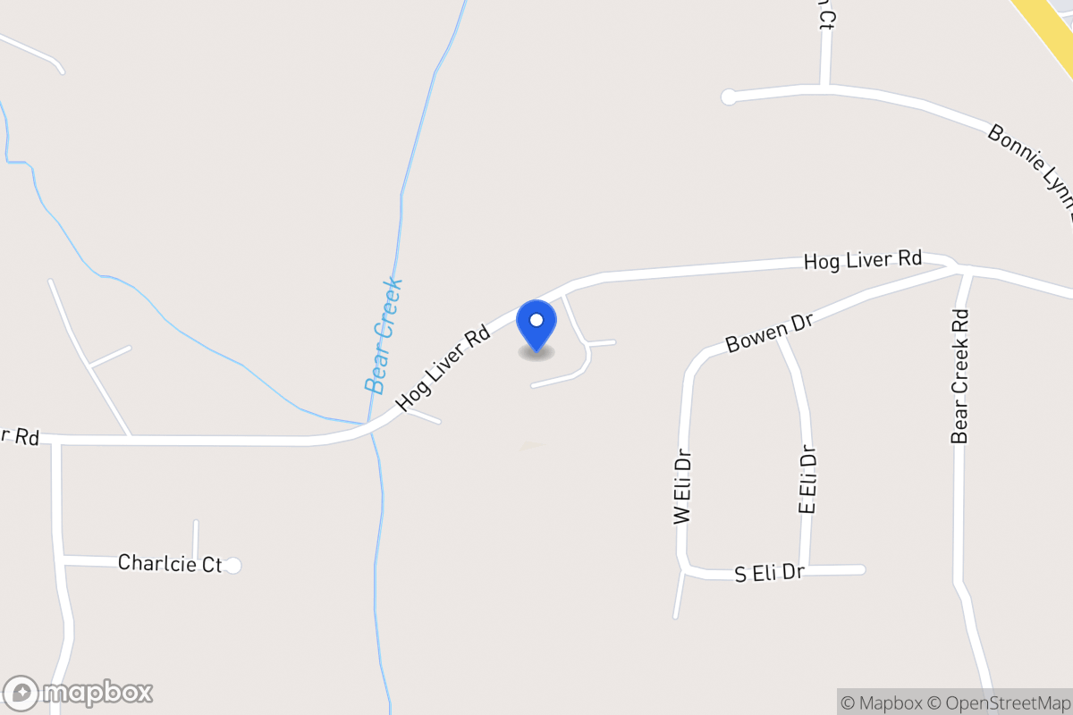 Map of 629 Hog Liver Rd