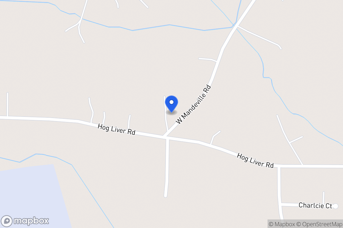 Map of 485 W Mandeville Rd