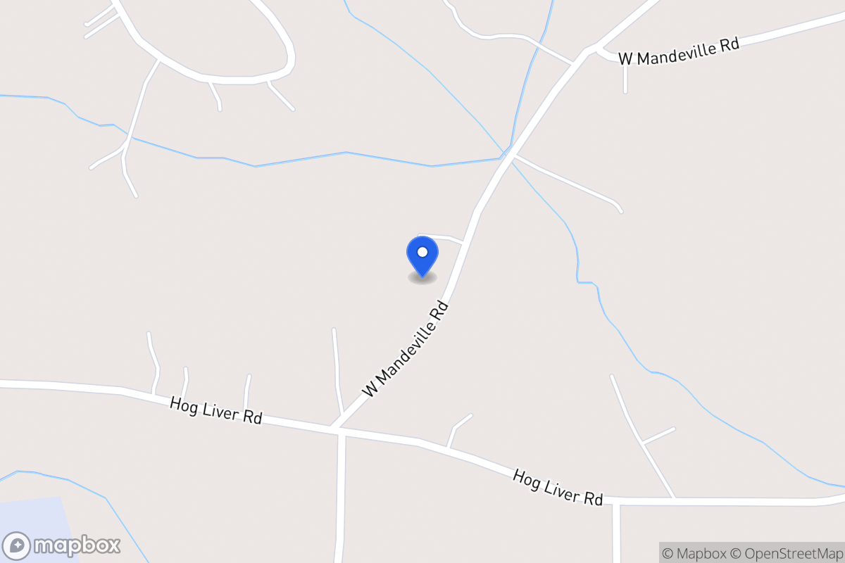 Map of 419 W Mandeville Rd