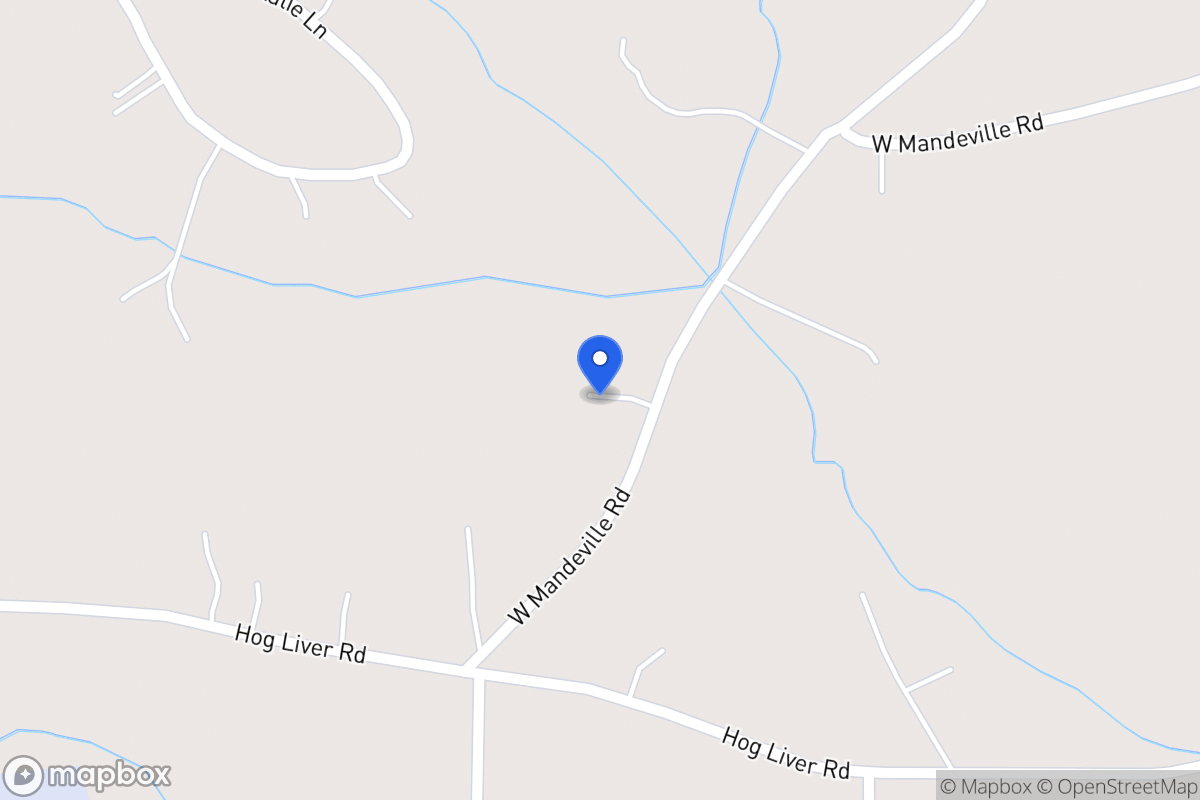Map of 395 W Mandeville Rd