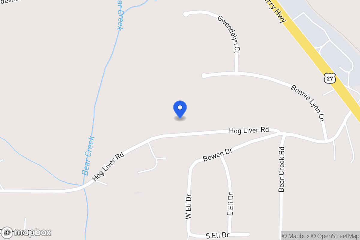 Map of 664 Hog Liver Rd