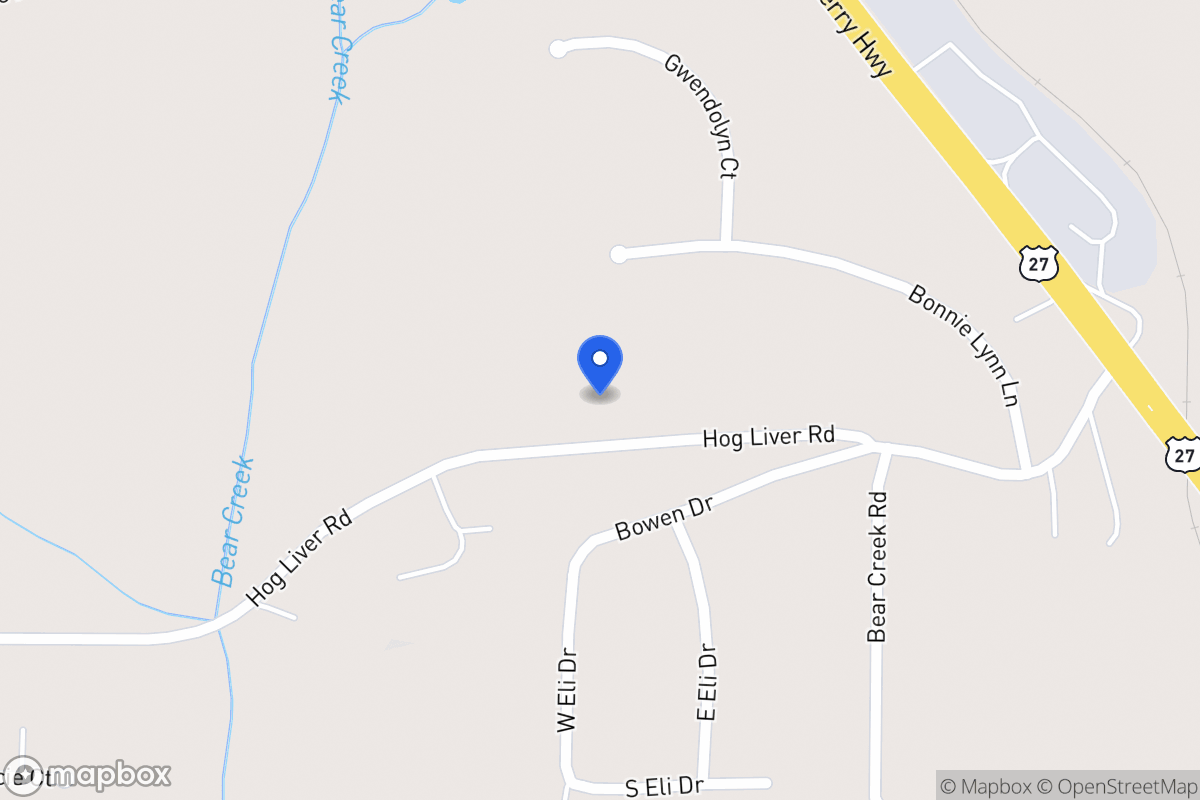 Map of 684 Hog Liver Rd