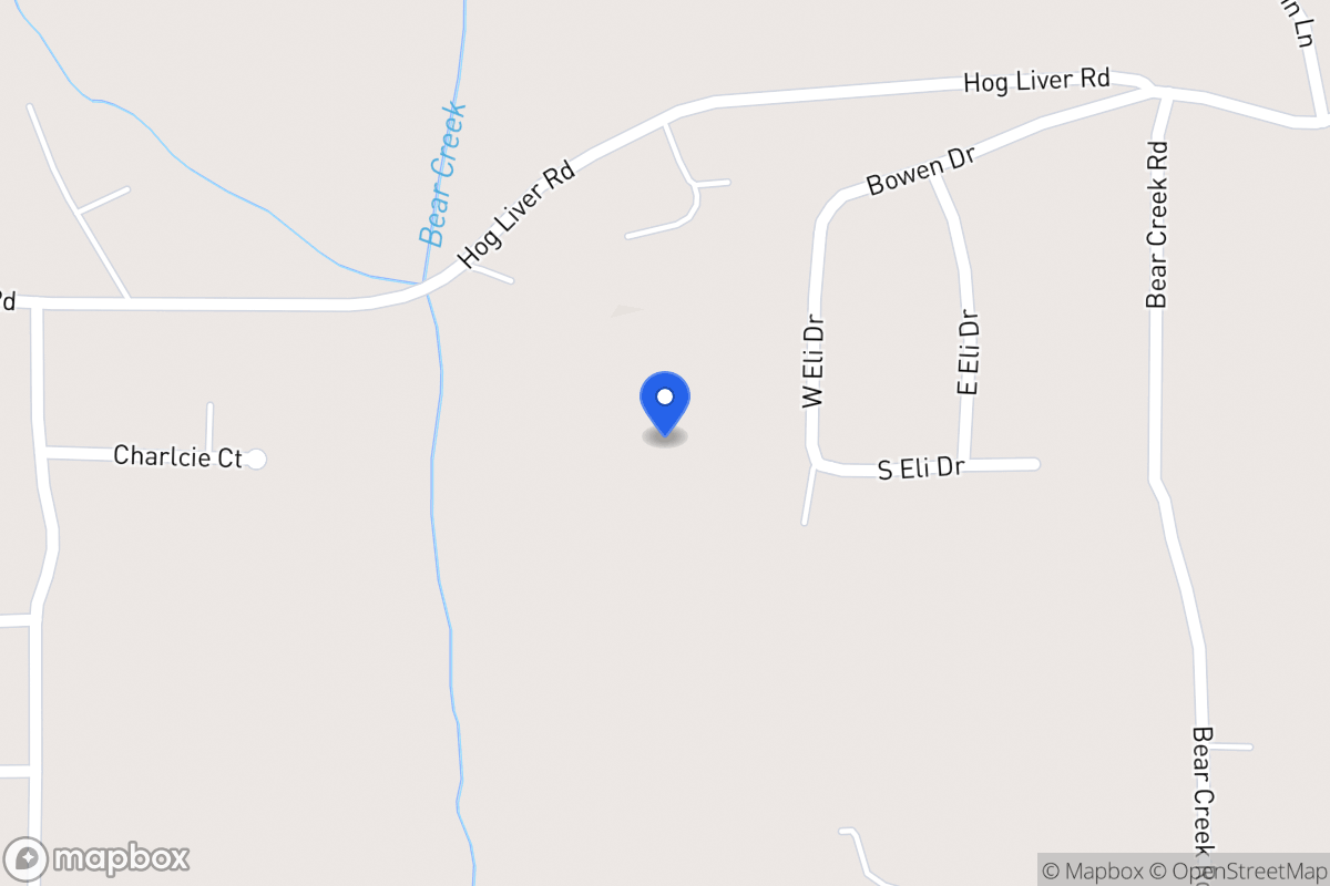Map of 45 W Eli Dr
