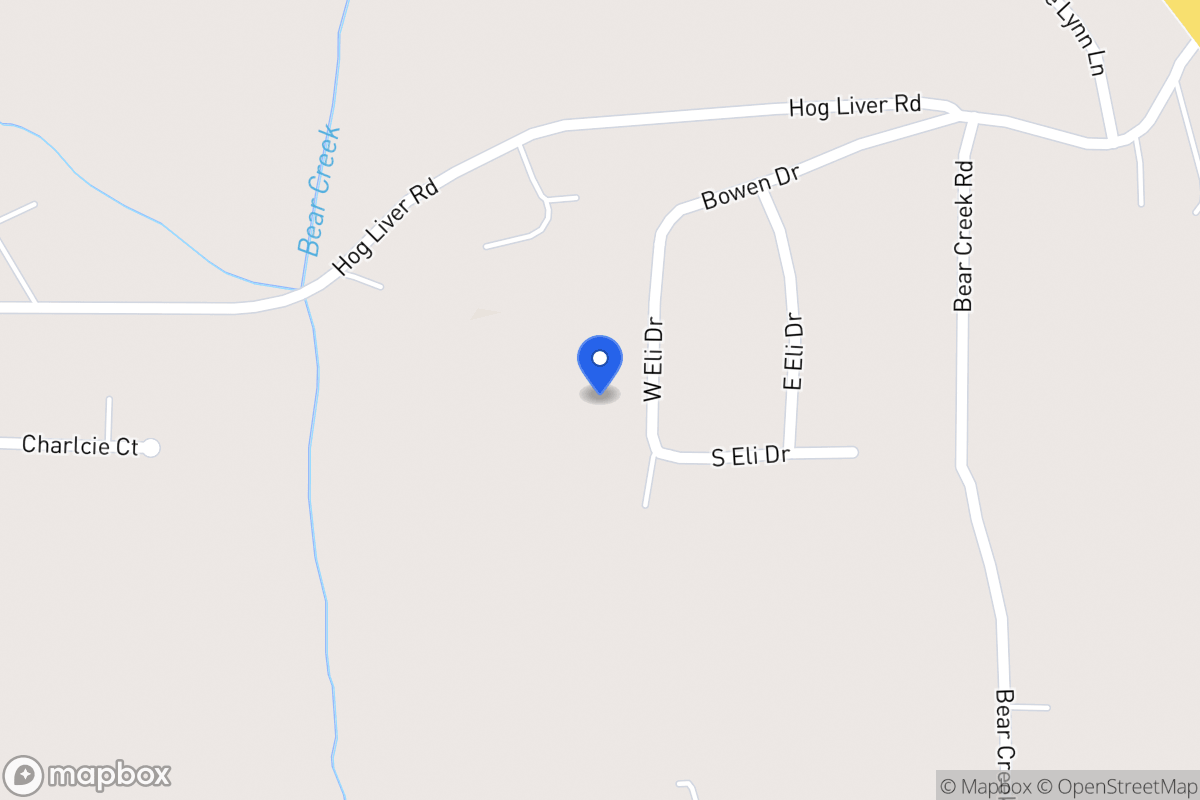 Map of 55 W Eli Dr