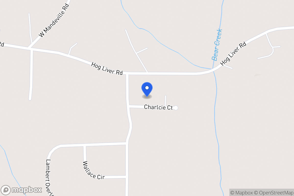Map of 104 Charlcie Ct