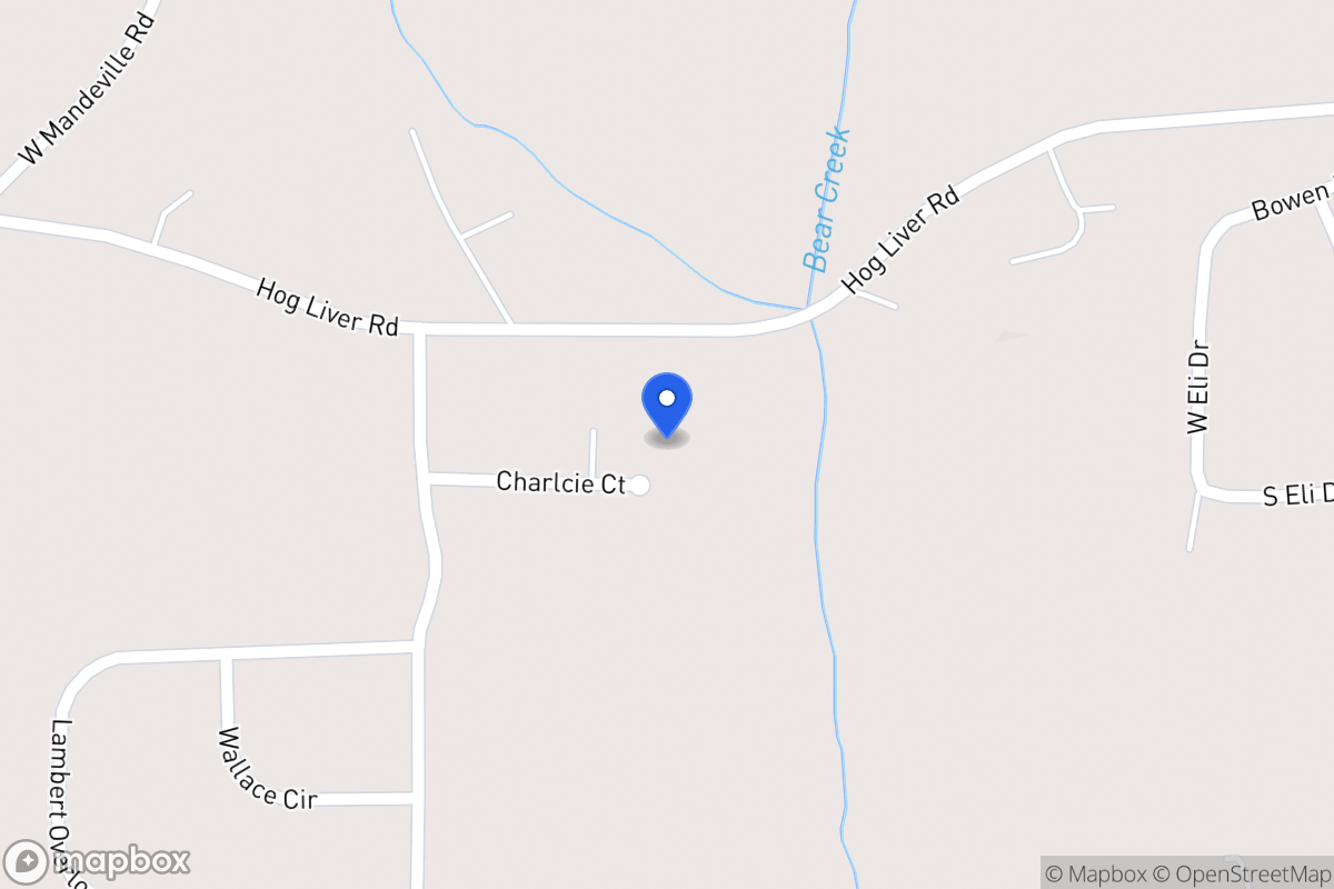 Map of 116 Charlcie Ct
