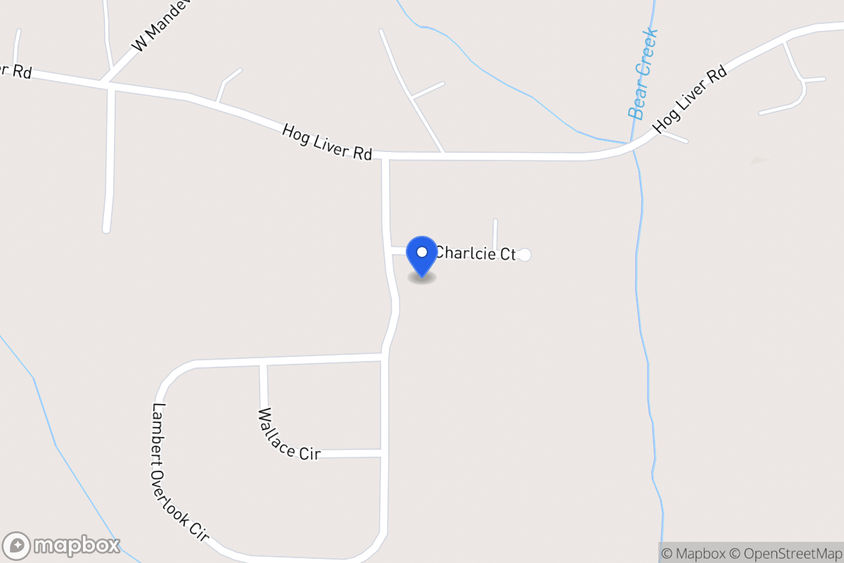 Map of 101 Charlcie Ct