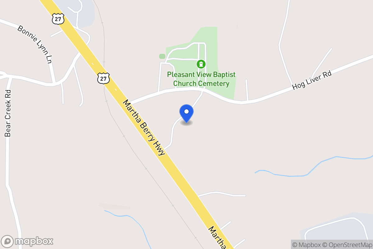 Map of 3391 N 27 Hwy