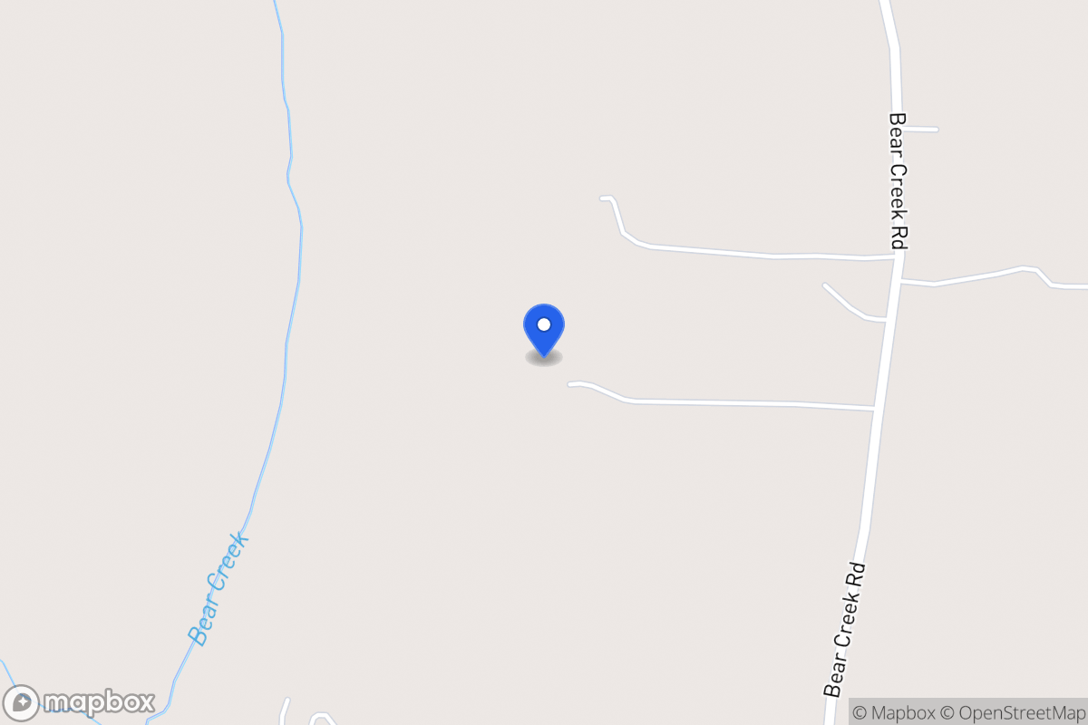 Map of 1150 Bear Creek Rd