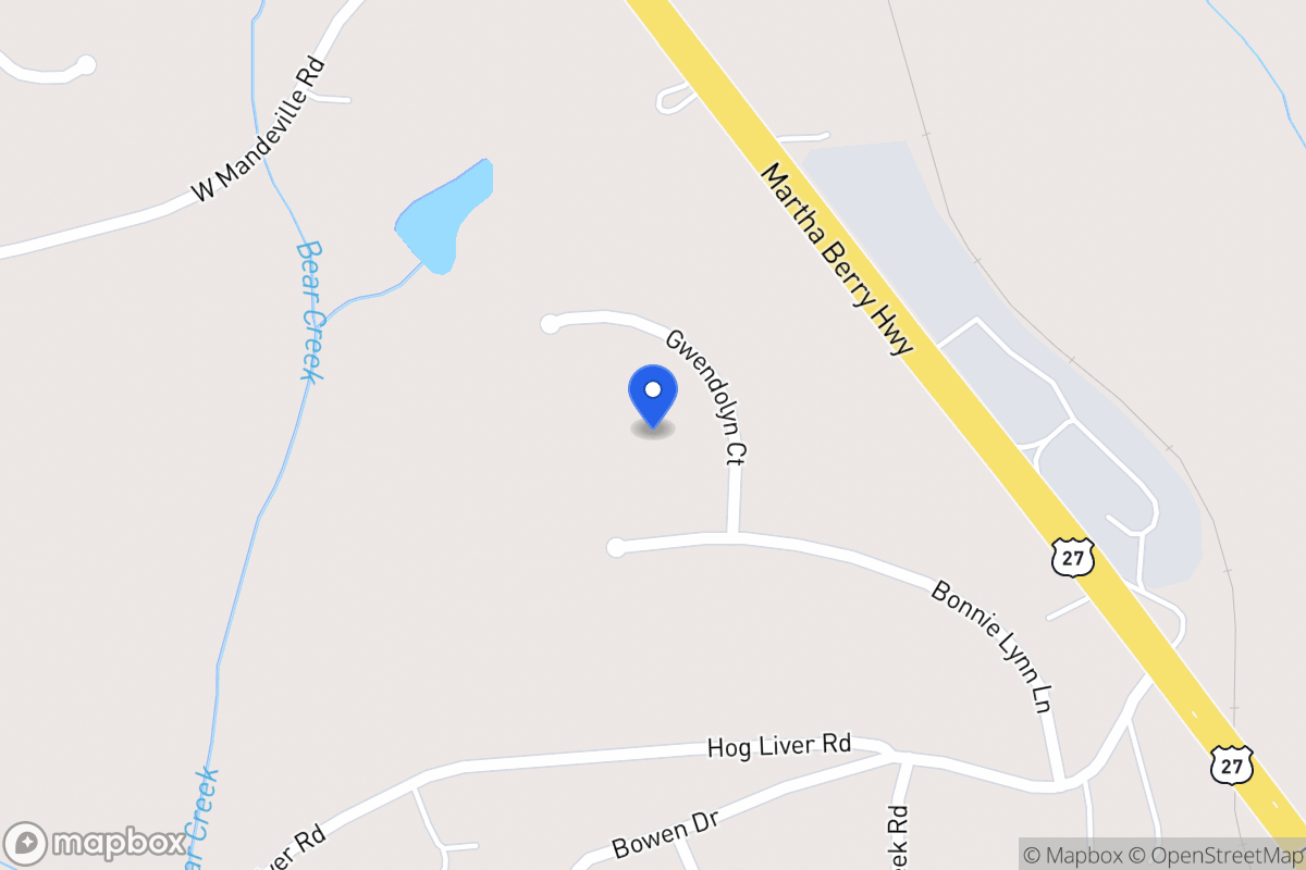 Map of 110 Gwendolyn Ct