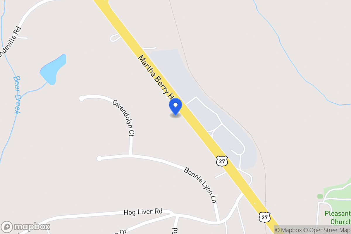 Map of 3640 N 27 Hwy