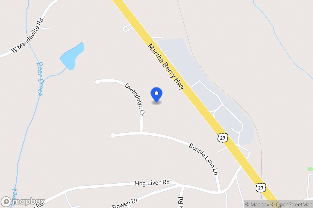 Map of 101 Gwendolyn Ct