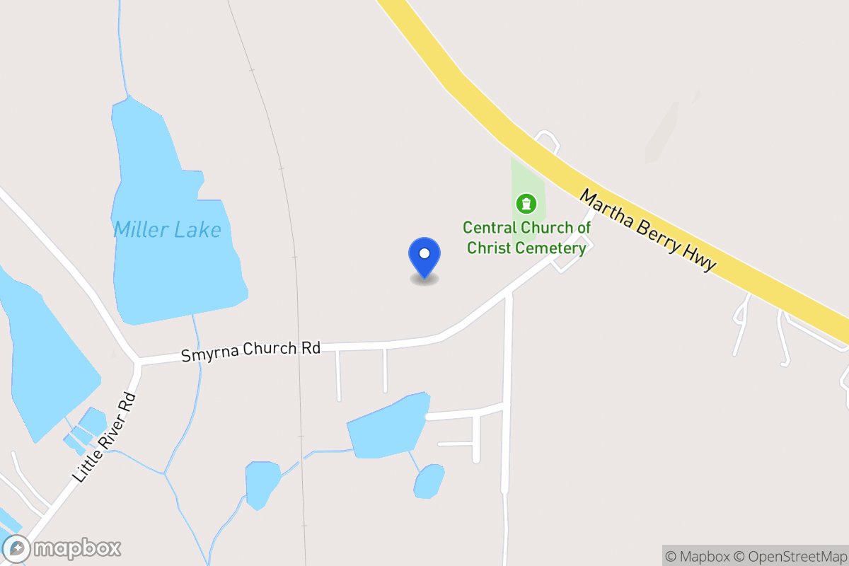 Map of 85 Smyrna Church Rd