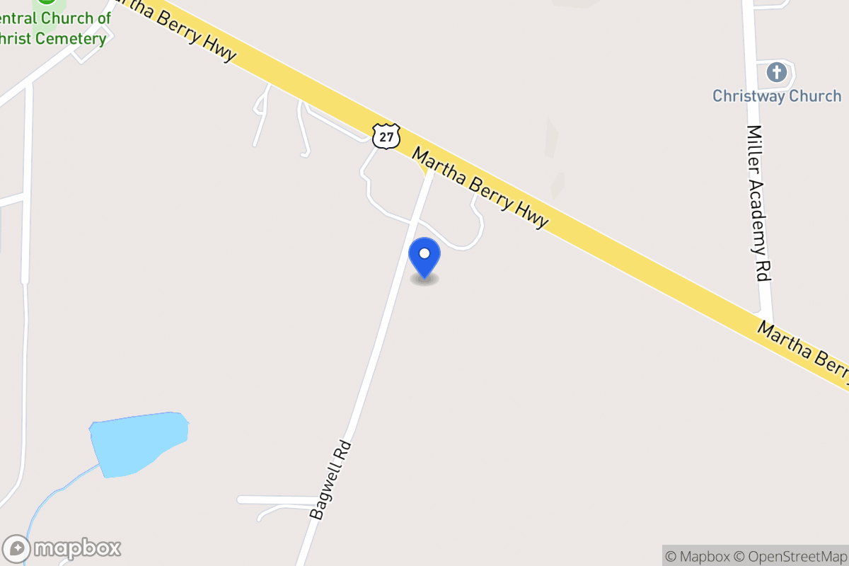 Map of 38 Bagwell Rd